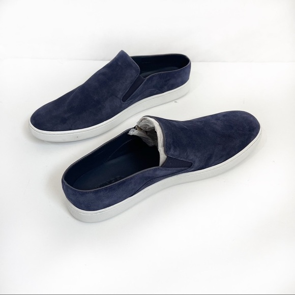 Vince Verrell Slip On Sneaker Shoe Deep Blue - Picture 6 of 9